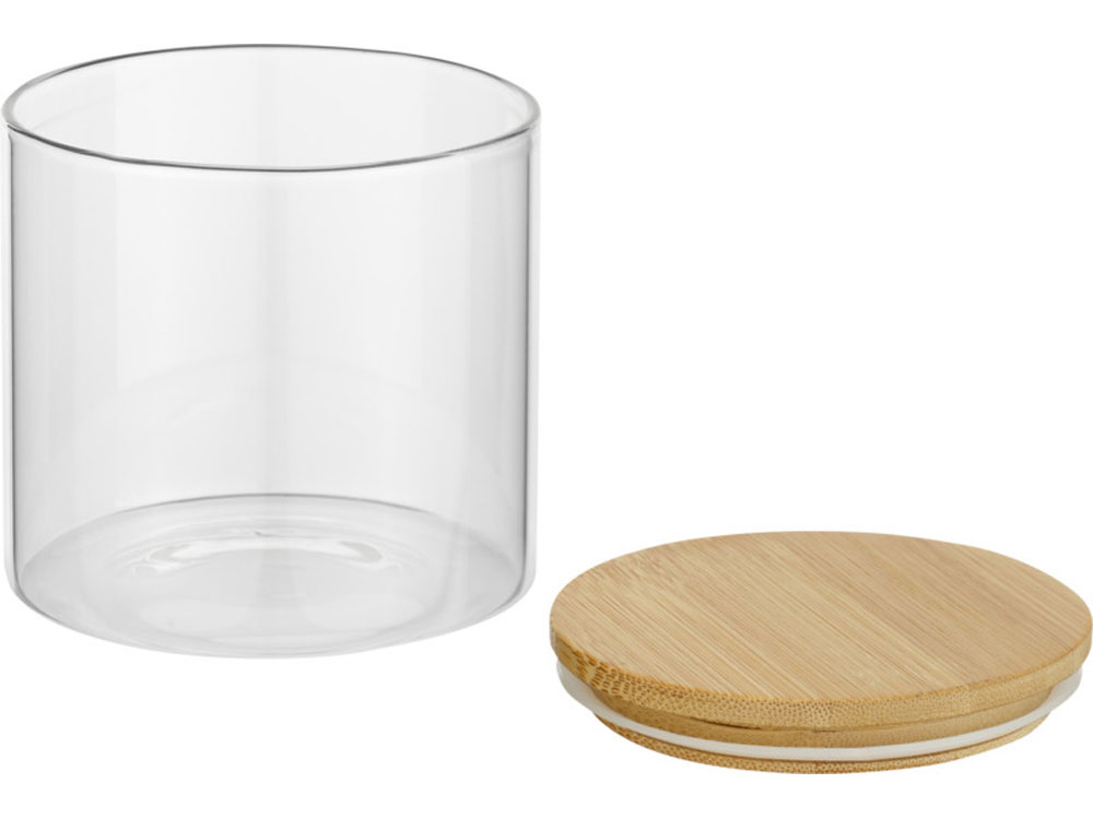 Стеклянный пищевой контейнер Boley объемом 320 мл, натуральный/прозрачный-3