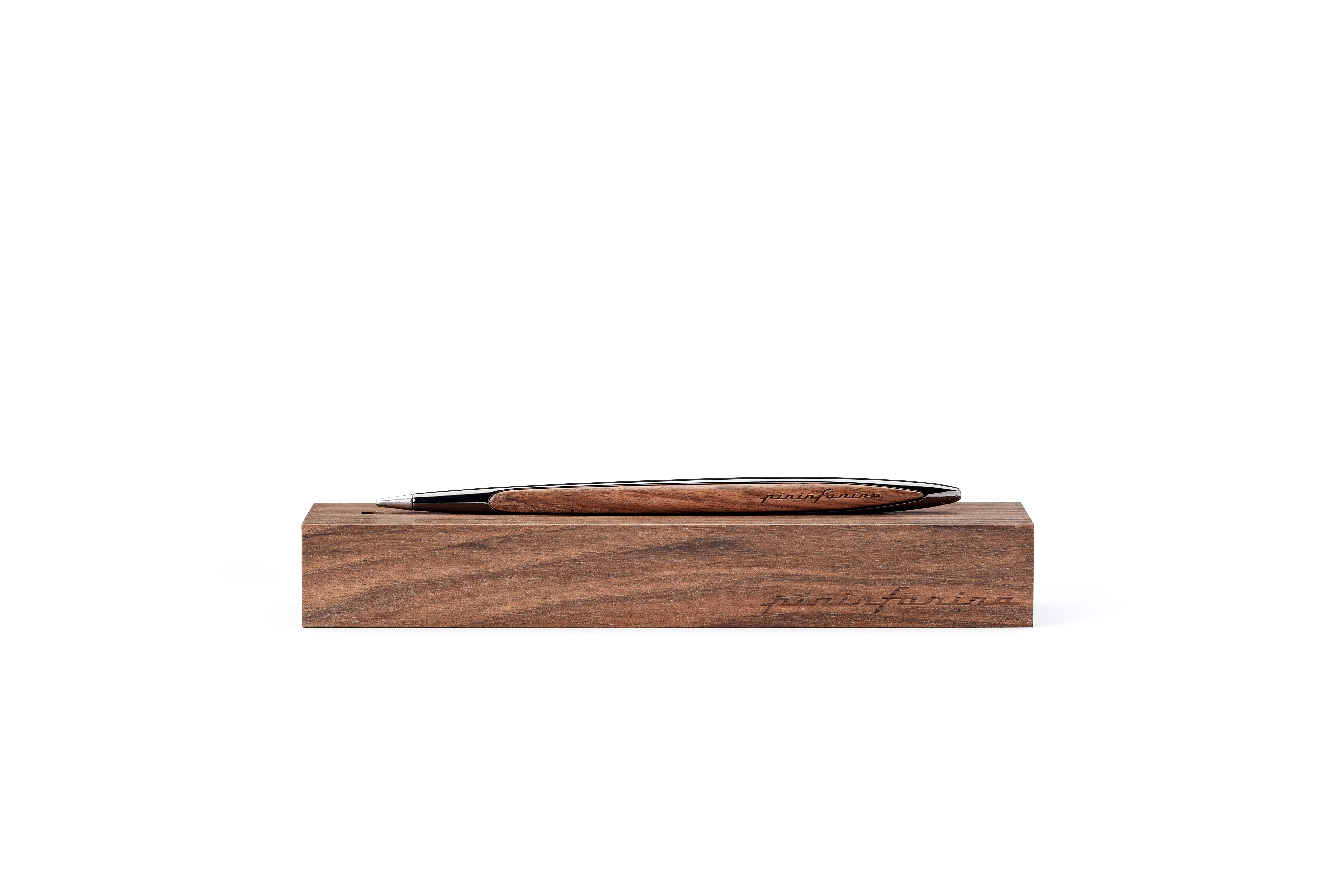 Вечная ручка Pininfarina Cambiano GLOSSY BLACK/WALNUT-4
