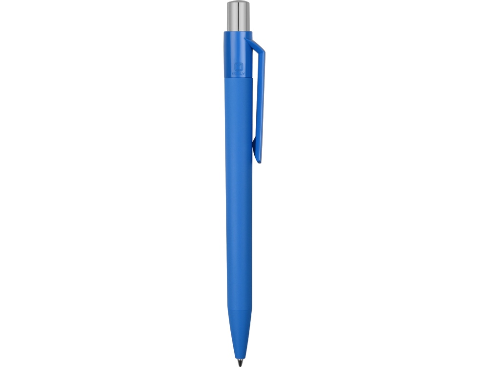 Ручка шариковая UMA ON TOP SI GUM soft-touch, синий-3