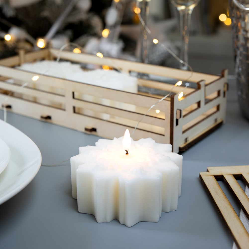 Набор свечей Snowflame, 8 см-1