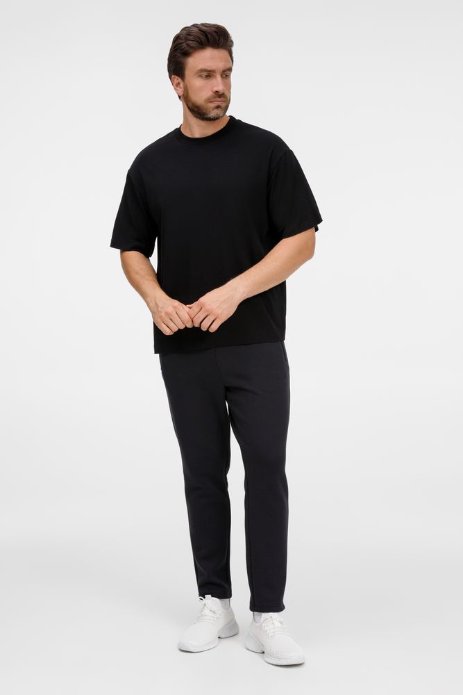 Футболка оверсайз унисекс Lavinia, черная-7