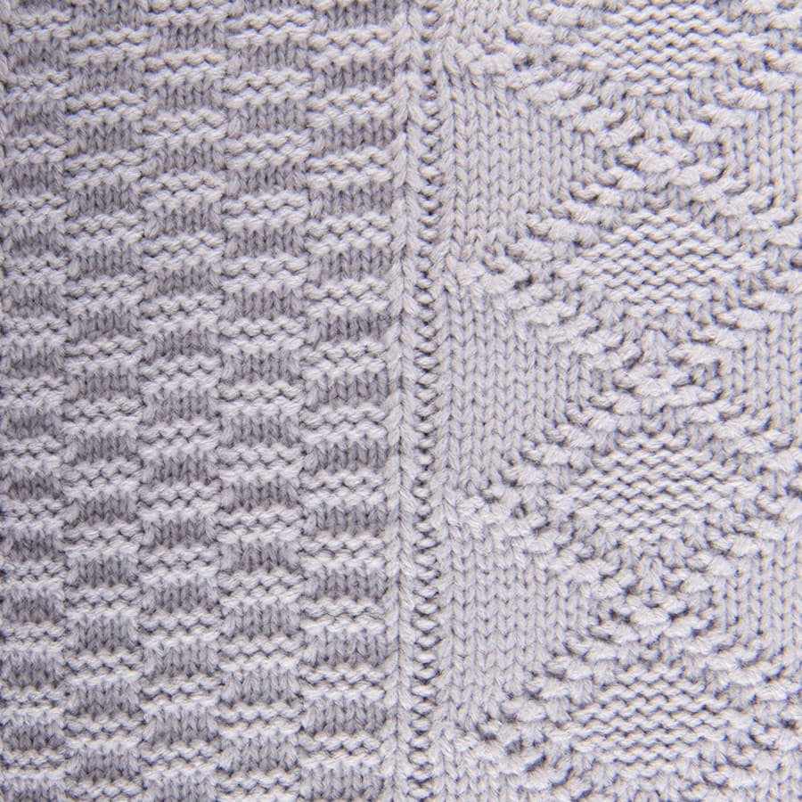 Плед LYKKE MIDI, серый, шерсть 30%, акрил 70%, 150*200 см, серый-4