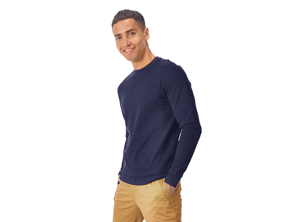 Свитшот Motion унисекс с начесом, нэви-3