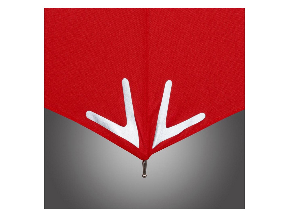 Зонт-трость 7571 Safebrella с фонариком и светоотражающими элементами, полуавтомат, нейви-4