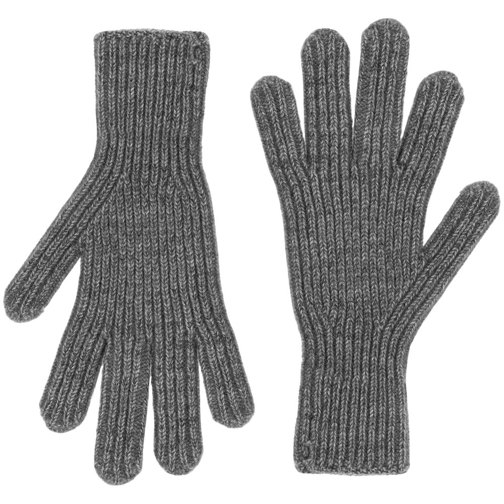 Перчатки Bernard, серый меланж-1