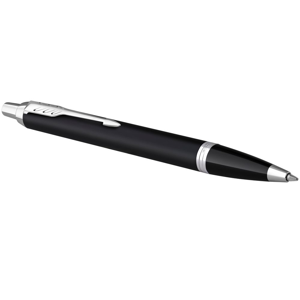 Ручка шариковая Parker IM Essential Muted Black CT, черная-2