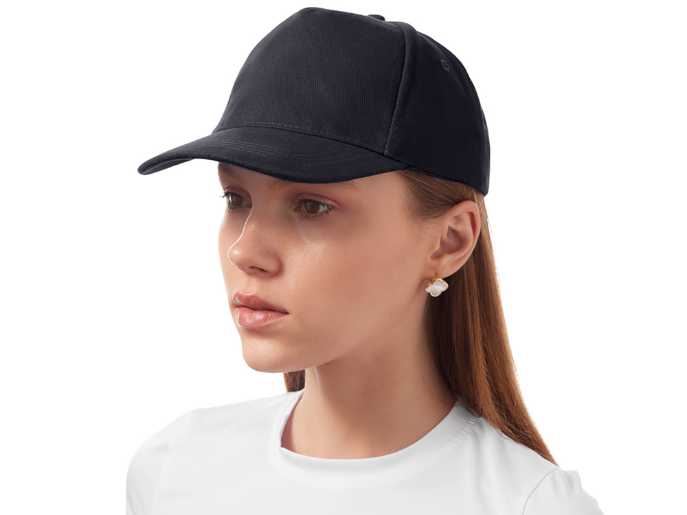 Бейсболка Florida 350 5-панельная, черный-2