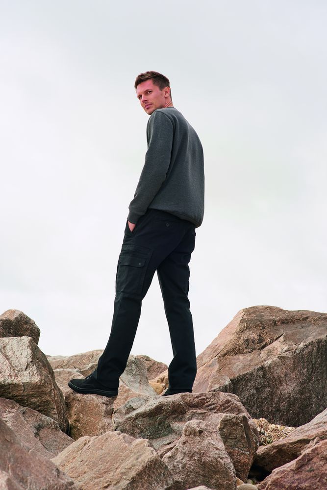 Брюки мужские Docker, темно-зеленые-2