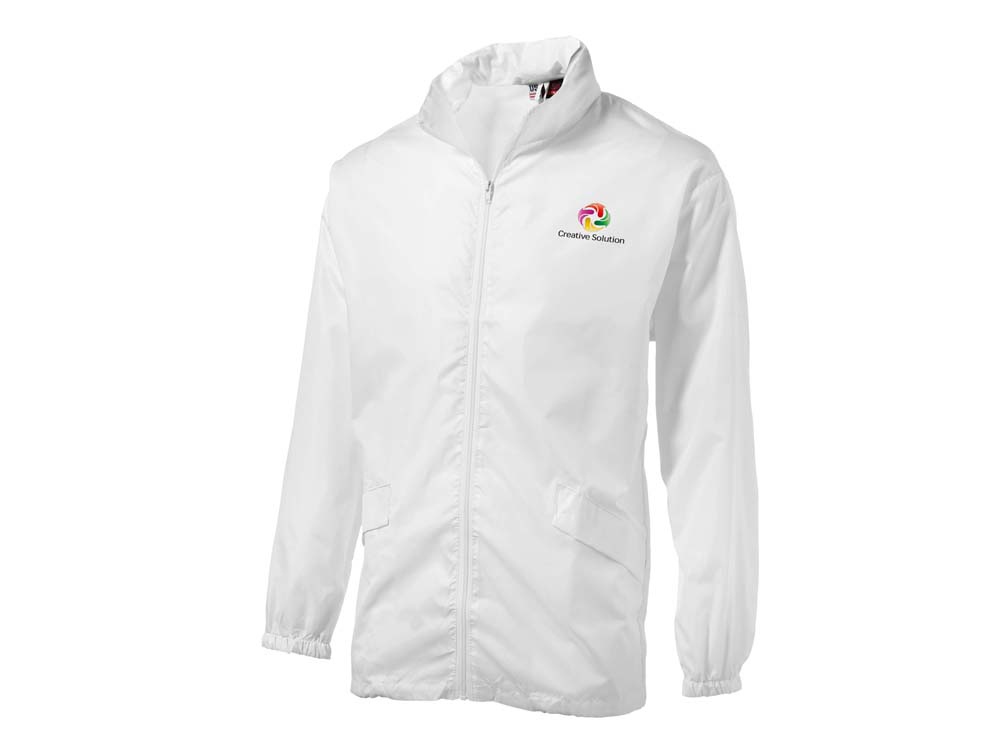 Ветровка Miami мужская с чехлом, белый-8