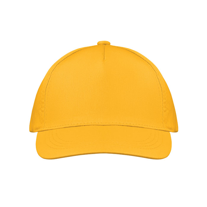 5 panel baseball cap, желтый-3
