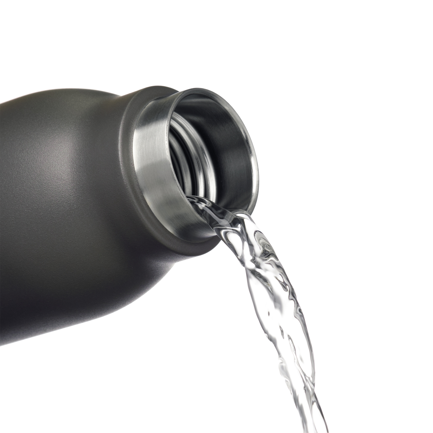 Термобутылка вакуумная герметичная Sorento, серая, гладкое покрытие-4