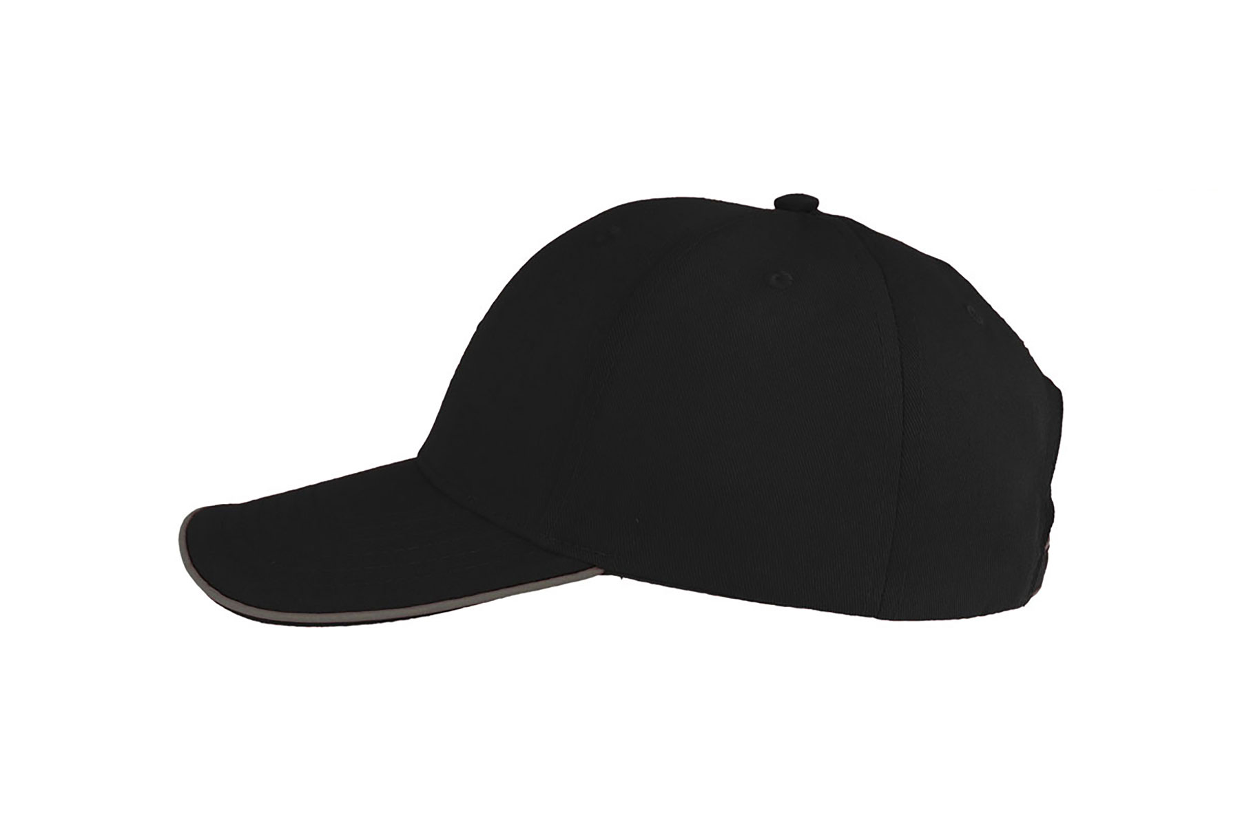 Бейсболка REFLECT со светоотражающими деталями, 6 клиньев,  металлическая застежка, черный-7