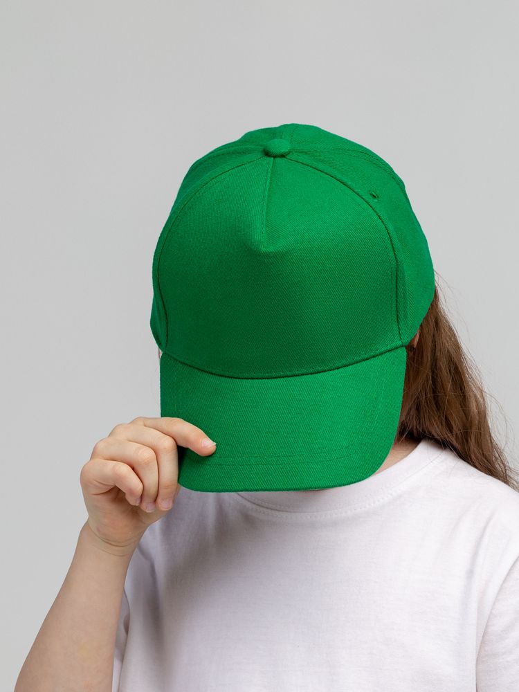 Бейсболка детская Standard Kids, зеленая-3