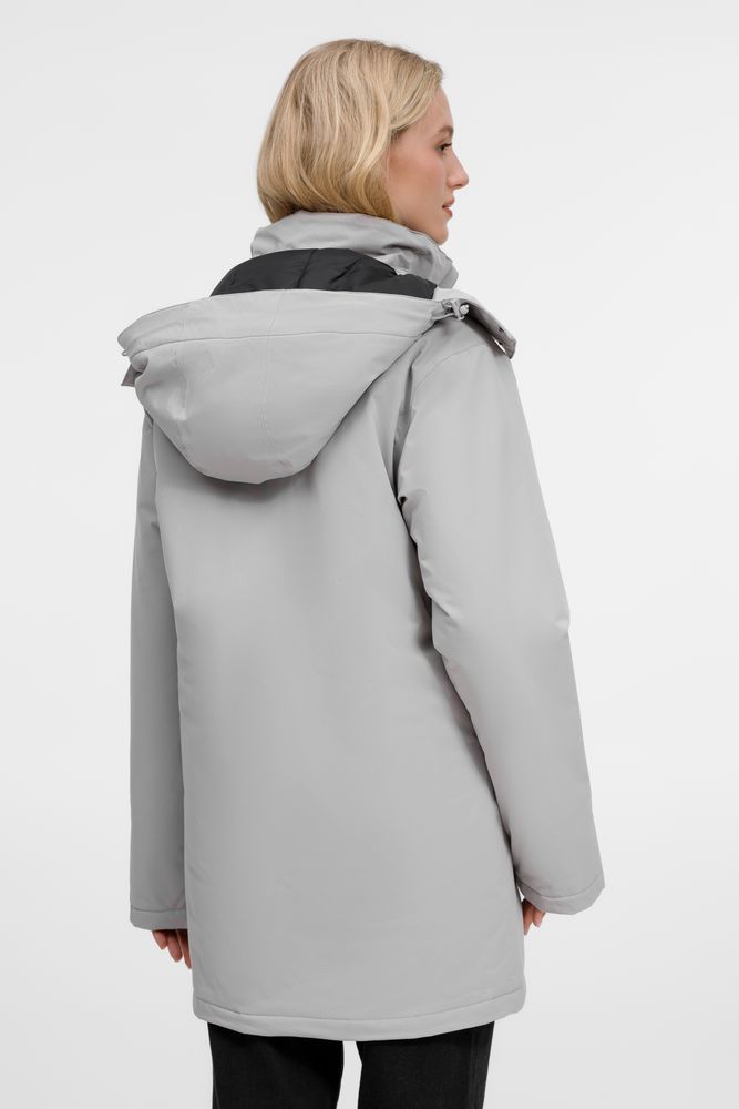 Куртка-парка унисекс Sfera, светло-серая-7