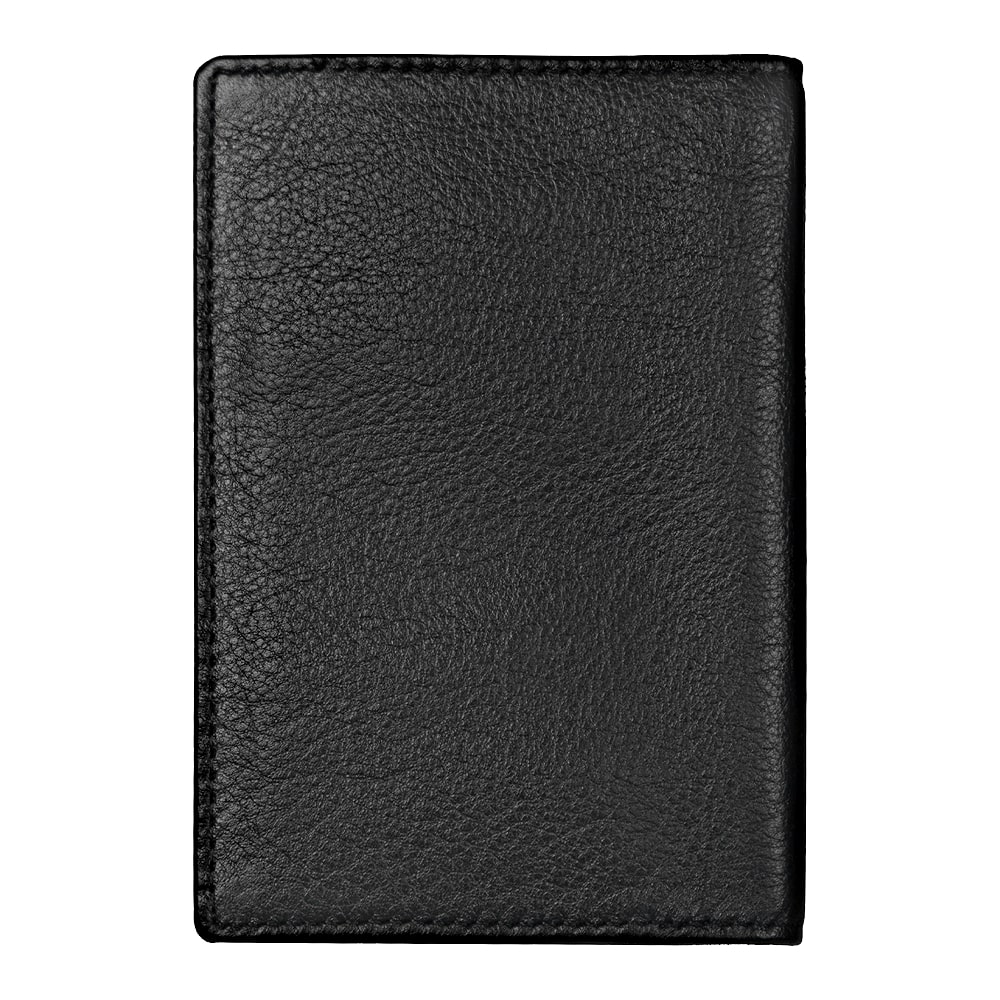 Обложка для паспорта Leather Trend, Чёрный-1
