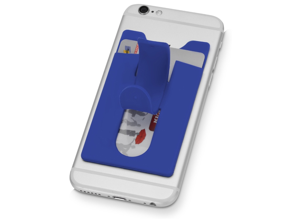 Футляр для кредитных карт Покет, синий-2