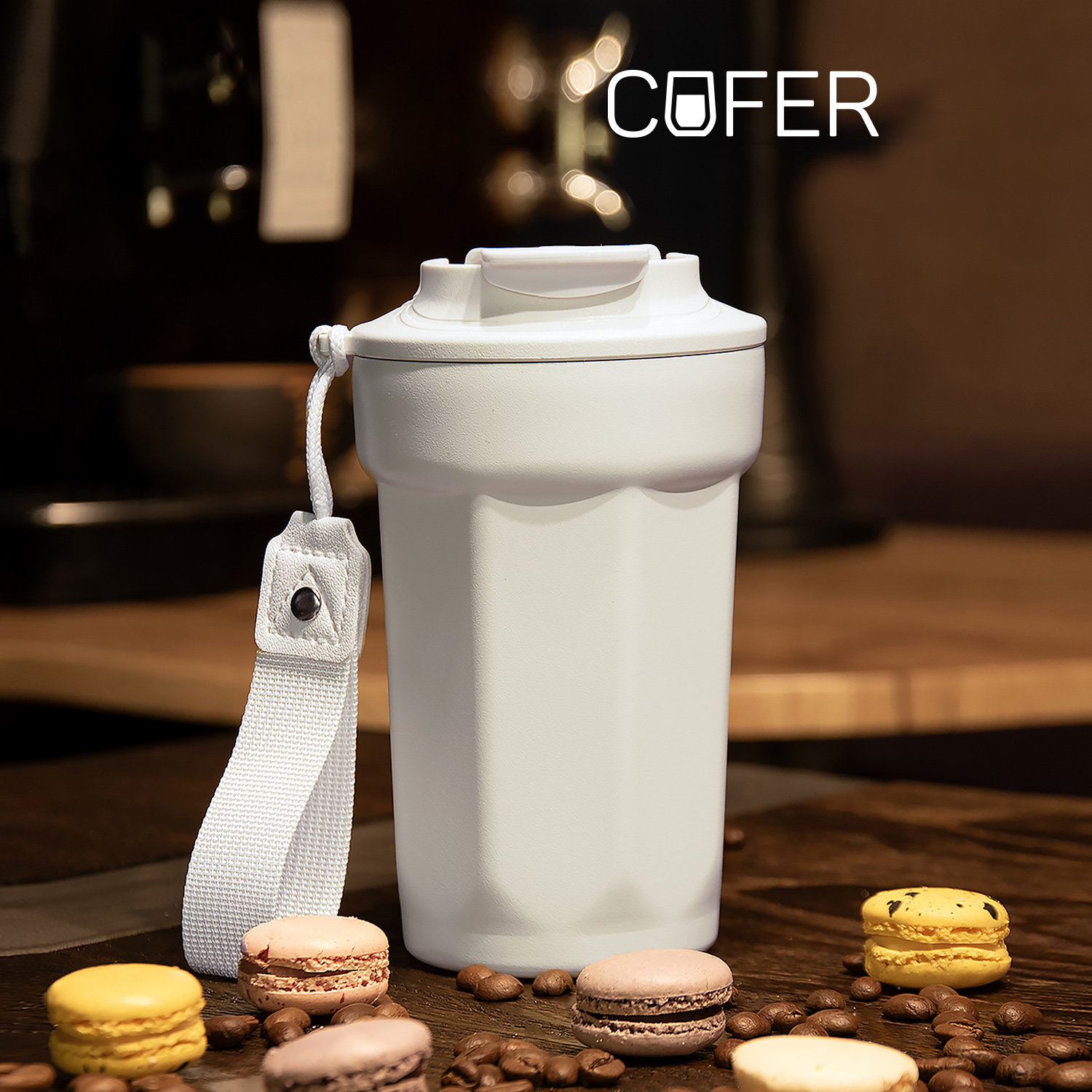 Термостакан TEDGE (белый)-0