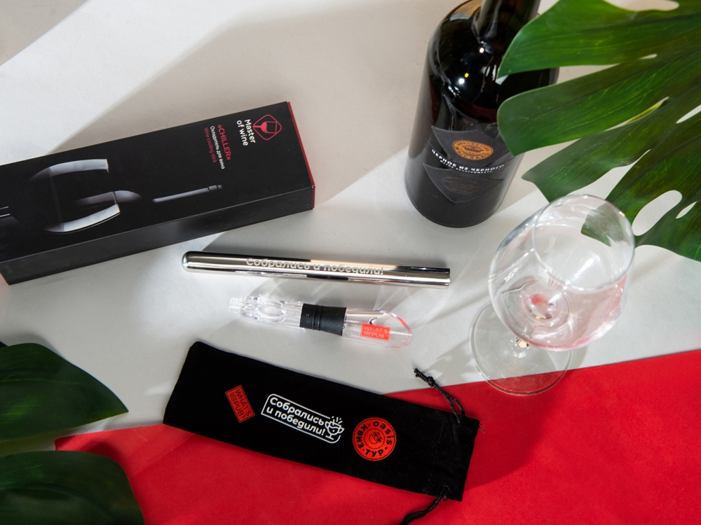 Охлаждающий стик для вина Chiller в мешочке-2