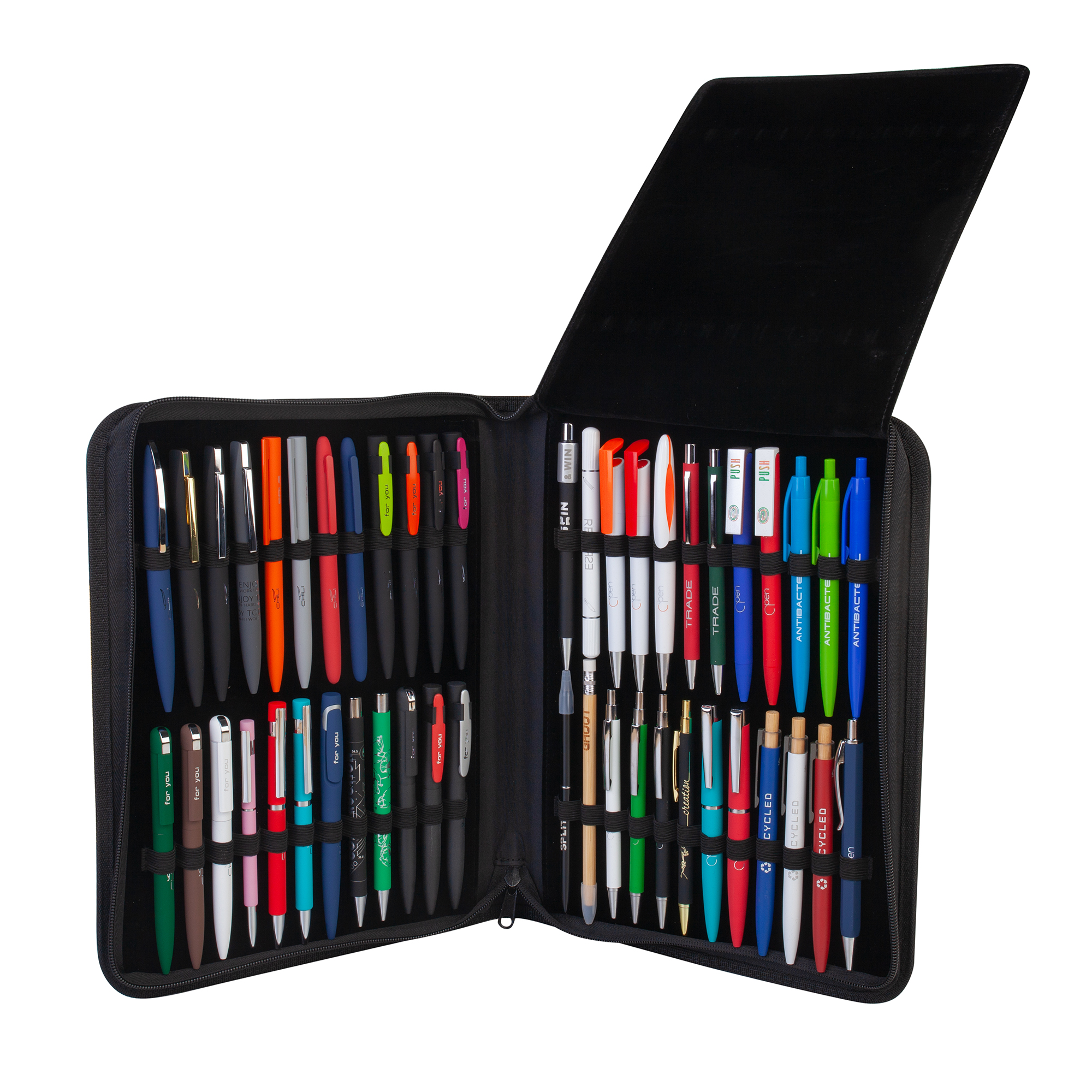 Презентационный кейс ручек и карандашей Океан-4