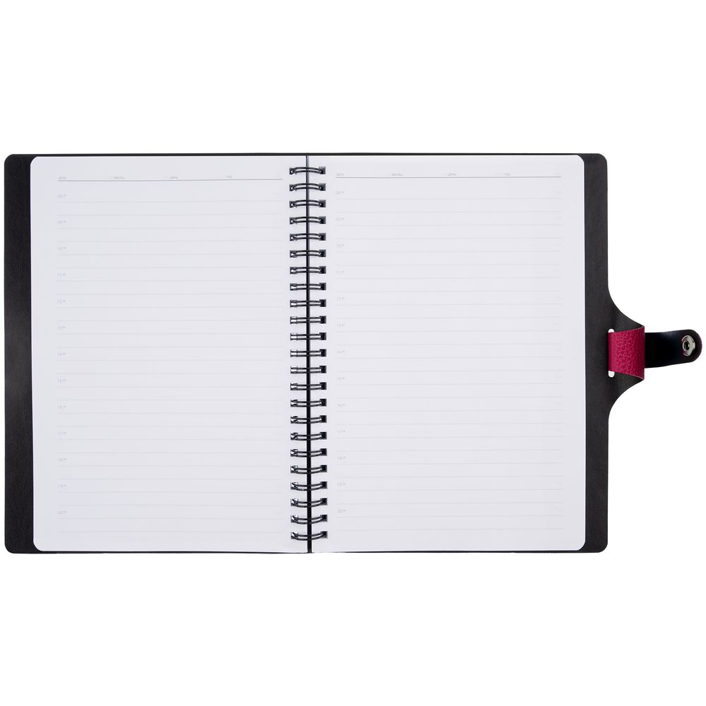 Ежедневник Strep Front на заказ, недатированный, малиновый-4