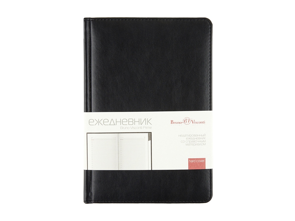 Ежедневник недатированный с индексами А5 Prime, черный-1