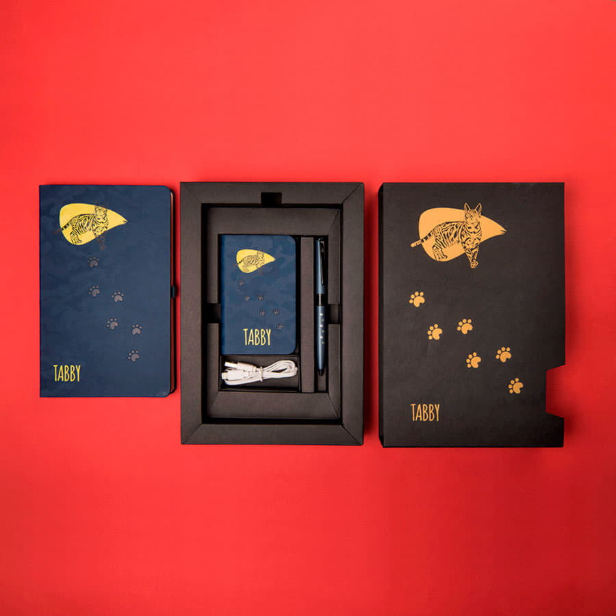 Универсальный аккумулятор "Tabby" (5000mAh), темно-синий, 7,5х12,1х1,1см, темно-синий-6