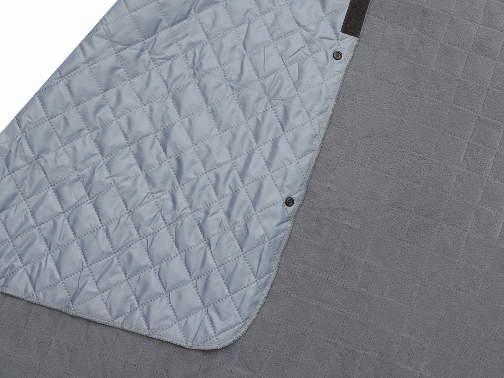 Пончо Cappy с капюшоном на липучке в мешке, серый-9