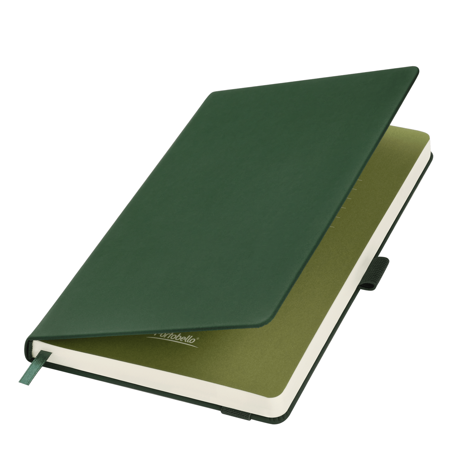 Ежедневник Альфа (Alpha) недатированный, зеленый/оливковый-0