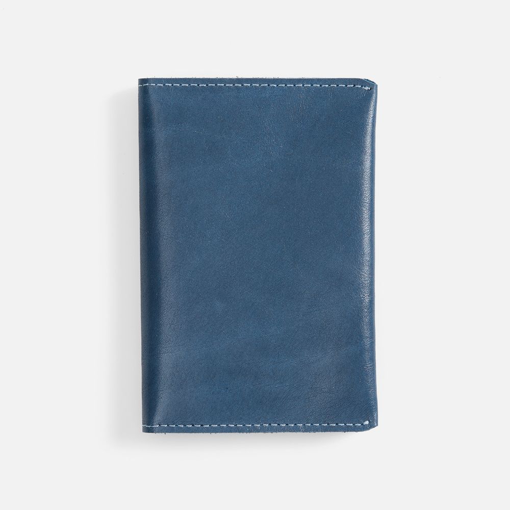 Обложка для паспорта Apache, ver.2, синяя-1