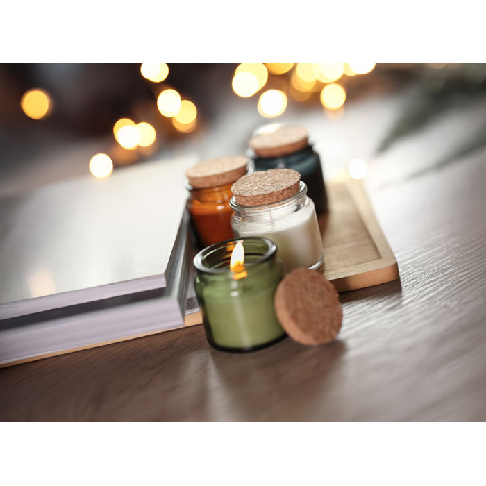 Свеча, бежевый-1