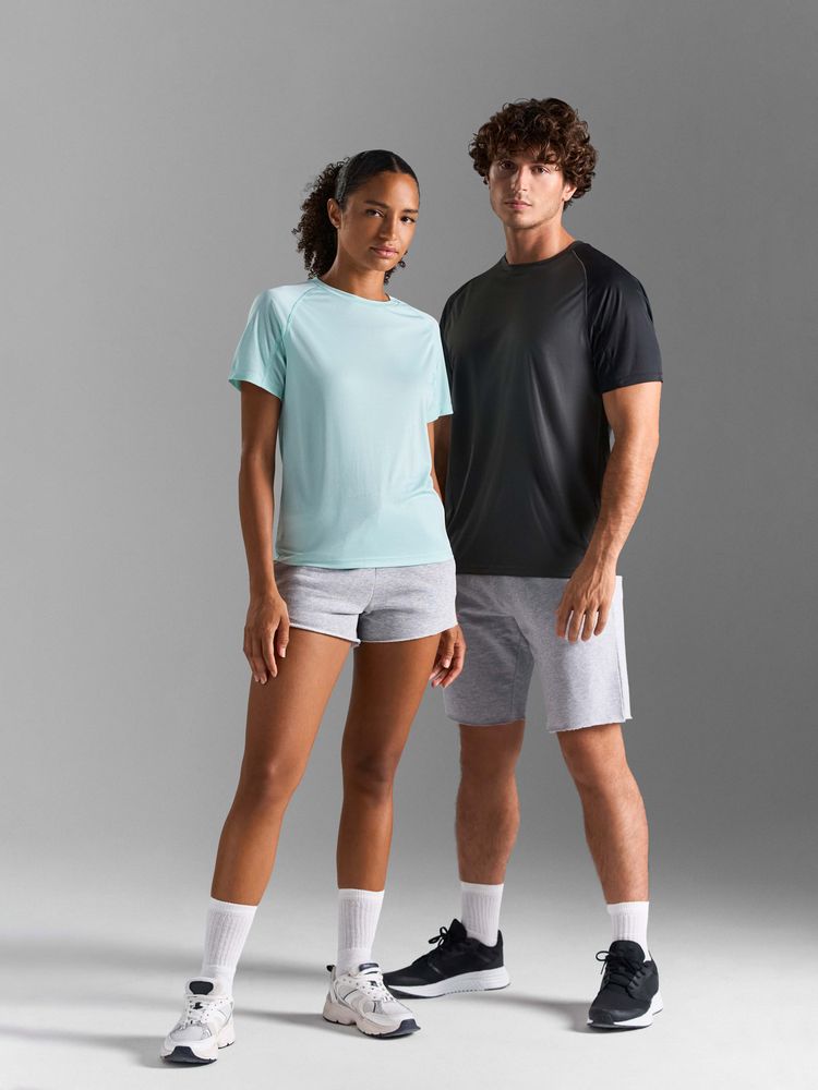 Футболка спортивная унисекс Vortex, черная-4