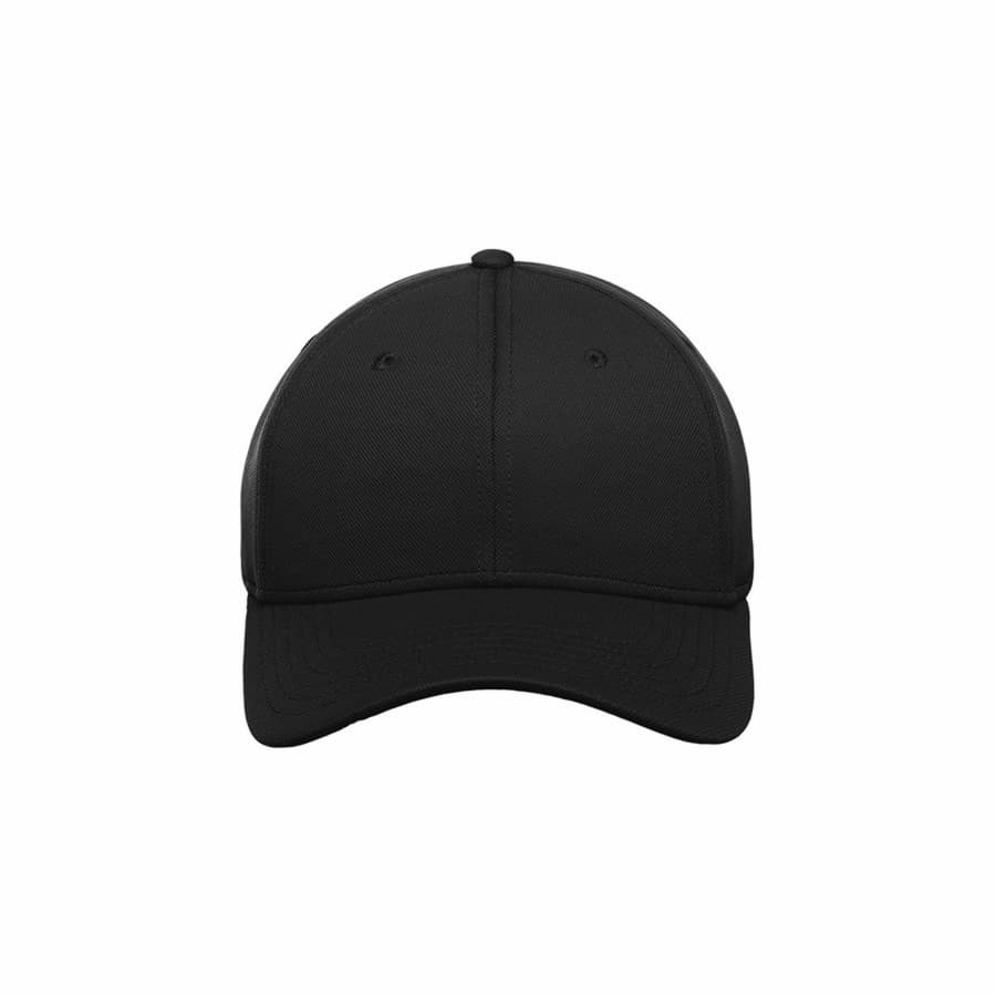 Бейсболка SKYE, 6 клиньев, застежка липучка, черный-3