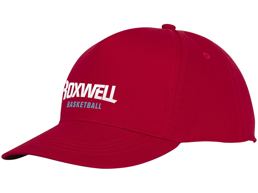 Пятипанельная кепка Hades, красный-3