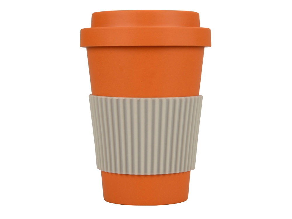 Термокружка Muffin из натуральных волокон, оранжевый-1