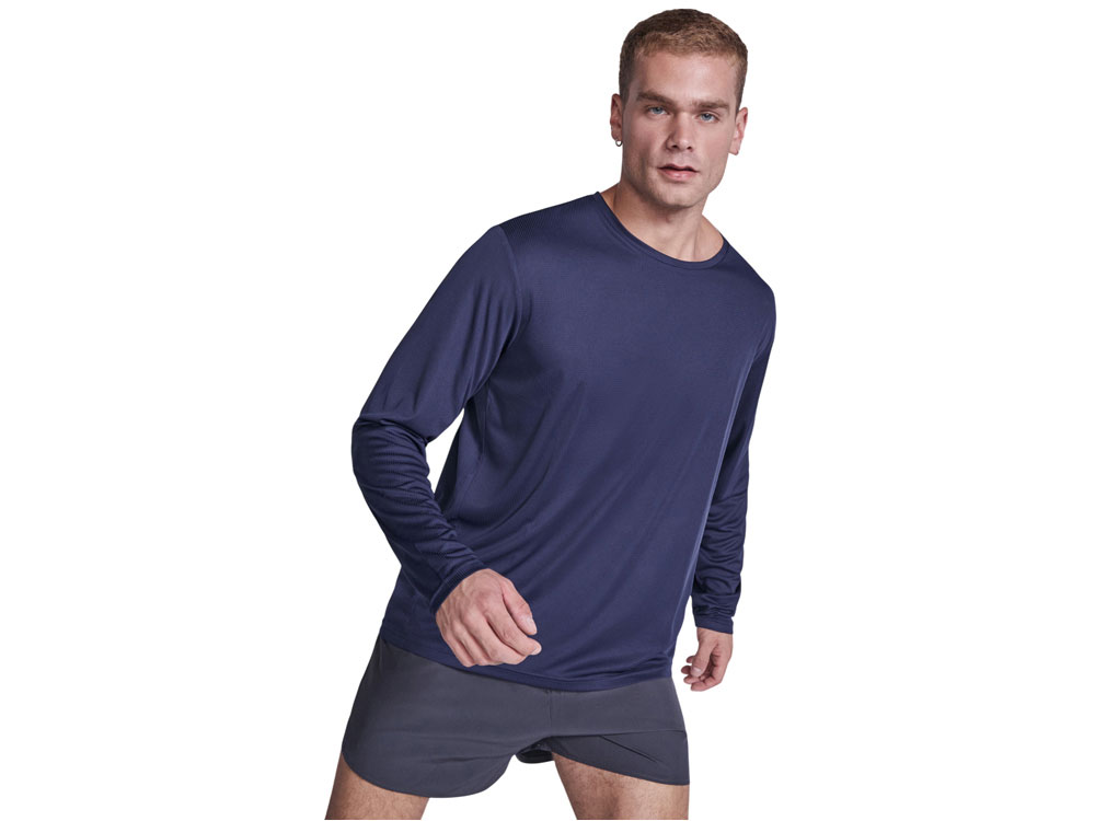 Лонгслив Estoril унисекс, синий нэйви-4