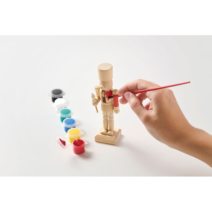 Щелкунчик-раскраска, древесный-3