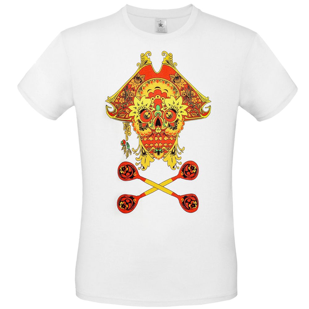 Футболка Yo Ho Hohloma, белая-2