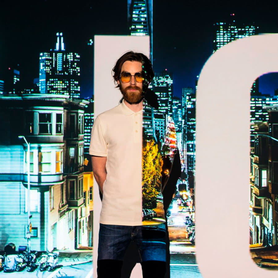 Поло мужское ICONIC POLO 180, серый-2