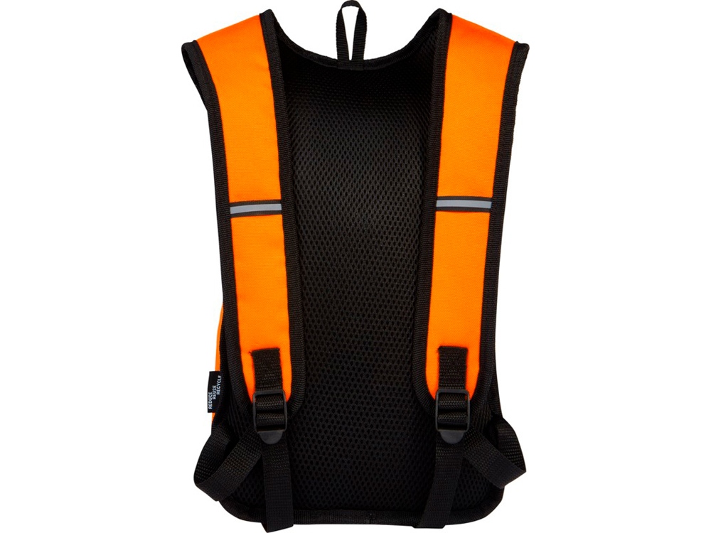 Рюкзак для прогулок Trails объемом 6,5 л, изготовленный из переработанного ПЭТ по стандарту GRS, оранжевый-2