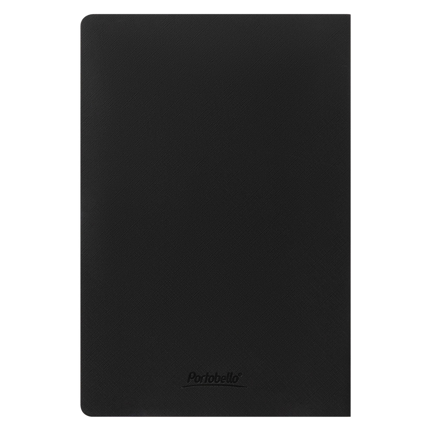 Блокнот Корса слим (Corsa slim), черный-4