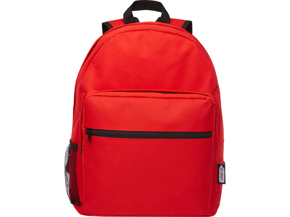 Рюкзак из вторичного ПЭТ Retrend, красный-1