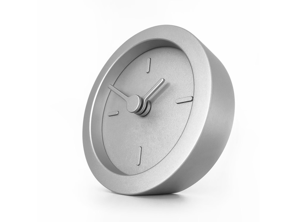 Часы настольные Sparky XXS, серебристые-1