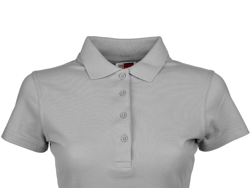 Рубашка поло First женская, серый-7