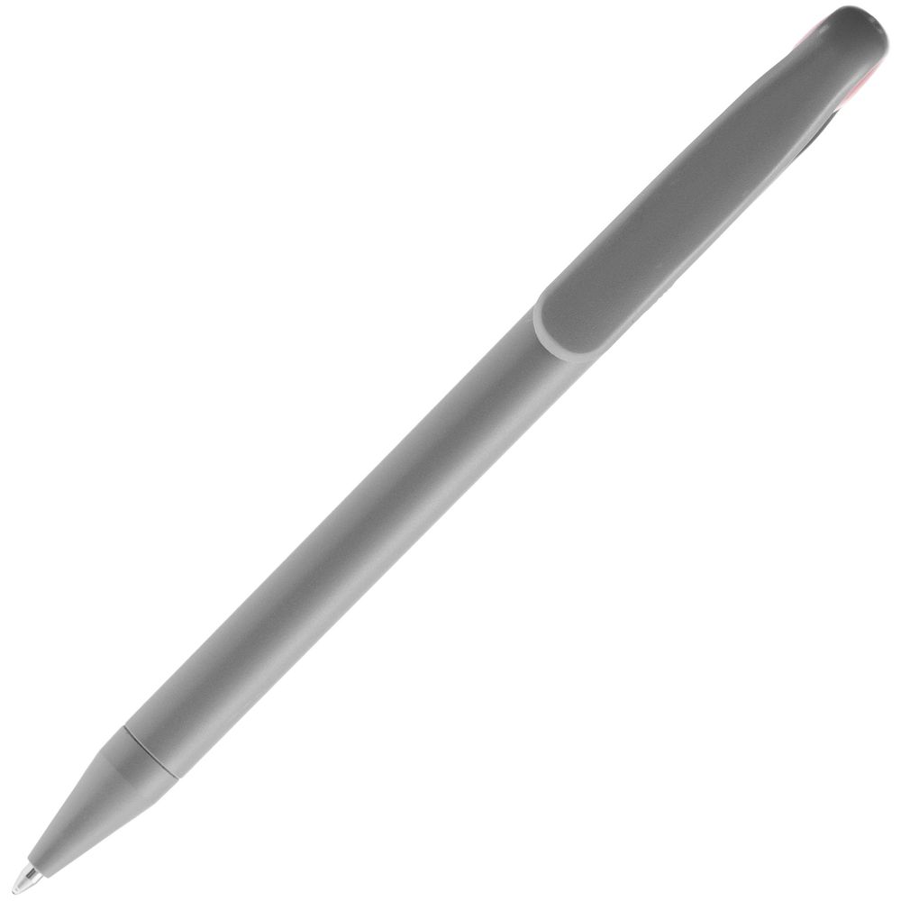 Ручка шариковая Prodir DS1 TMM Dot, серая с красным-4