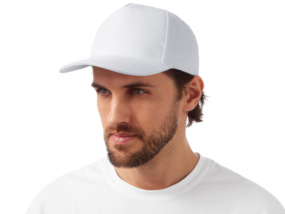 Бейсболка Florida 5-ти панельная, белый-1