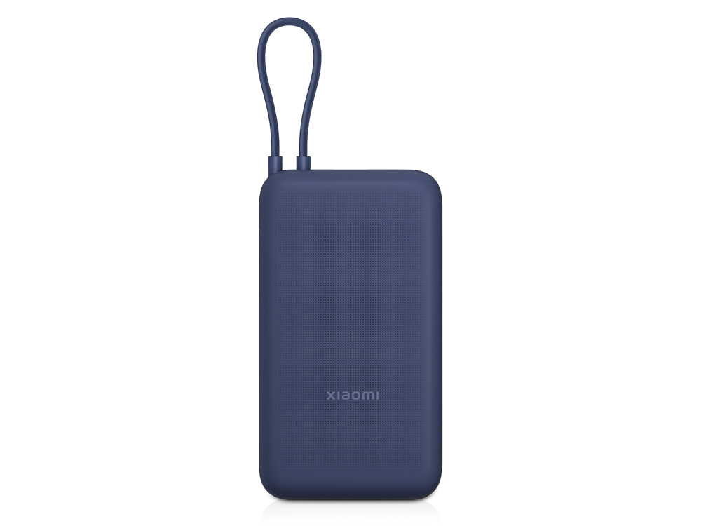 Внешний аккумулятор со встроенным кабелем Xiaomi 33W Power Bank 20000mAh (Integrated Cable) Blue GL-0