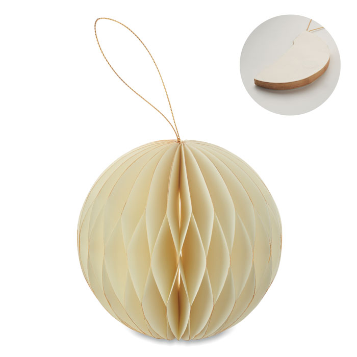 Foldable  XMAS bauble hanger, бежевый-0