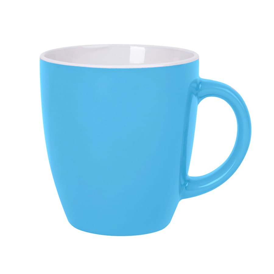 Подарочный набор JOY: блокнот, ручка, кружка, коробка, стружка; голубой, голубой-2