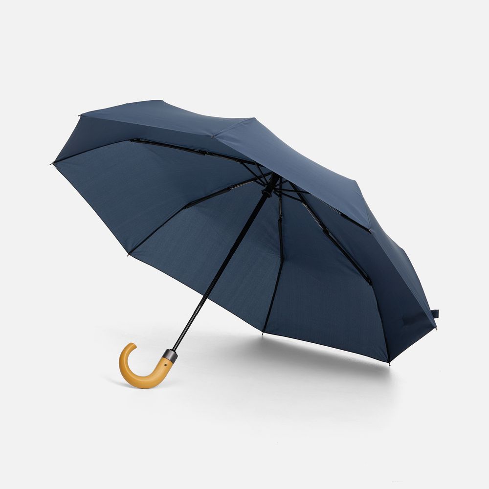 Зонт складной Classic, темно-синий-1