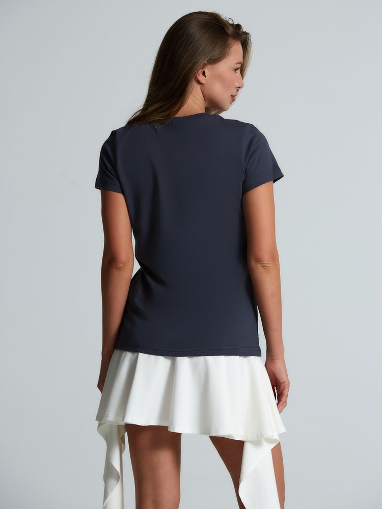 Футболка женская T-bolka Lady, темно-серая (графит)-3